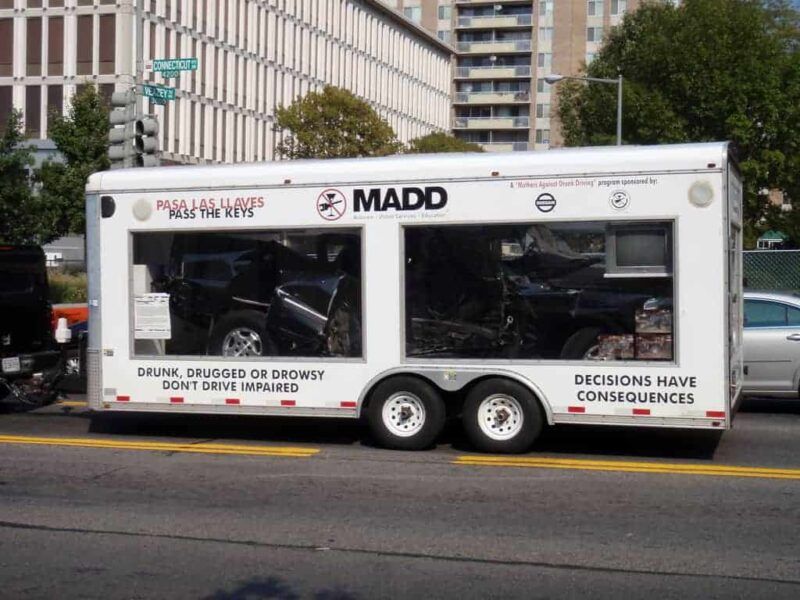 MADD DUI education trailer