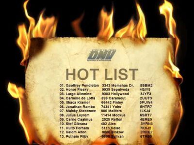 DUI targeted by California DMV hot list