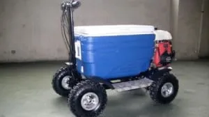 Driving beer cooler under the influence? Beer Cooler Scooter