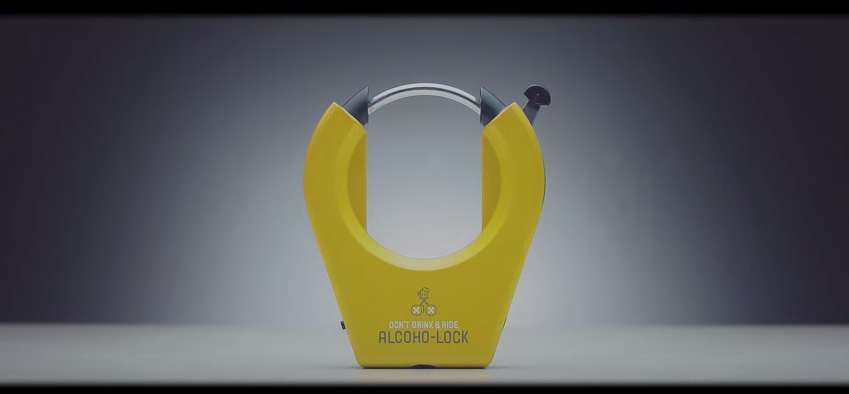 Lock Up And Drive Sober With The Breathalyzer Bike Lock
