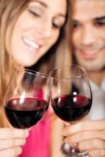 Couple Toasting Wine