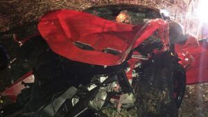 drunk driving ferrari crash